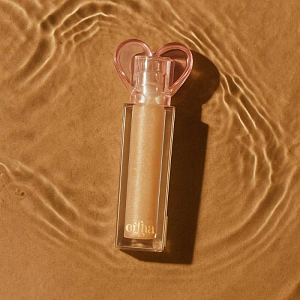 Блеск для губ с ароматом клубники Mrs. Ertha "Glimmies Vegan Sparkle Vanilla", перламутровая ваниль